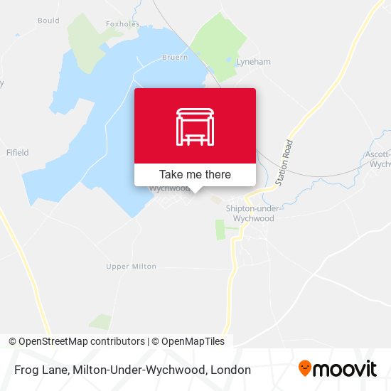 Frog Lane, Milton-Under-Wychwood map