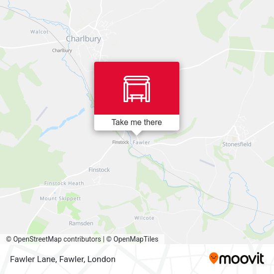 Fawler Lane, Fawler map