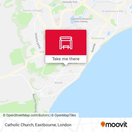 Catholic Church, Eastbourne map
