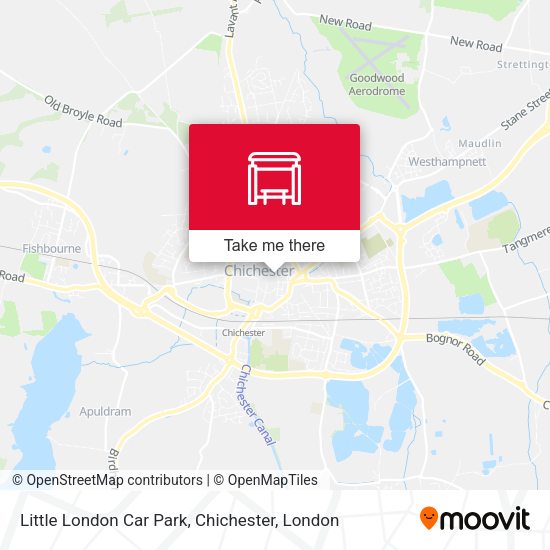 Little London Car Park, Chichester map