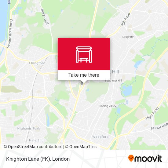 Knighton Lane (FK) map