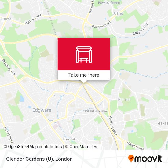Glendor Gardens (U) map