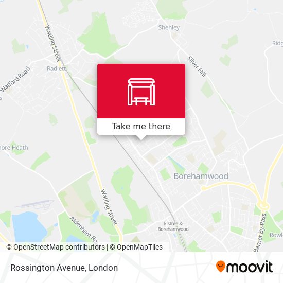Rossington Avenue map
