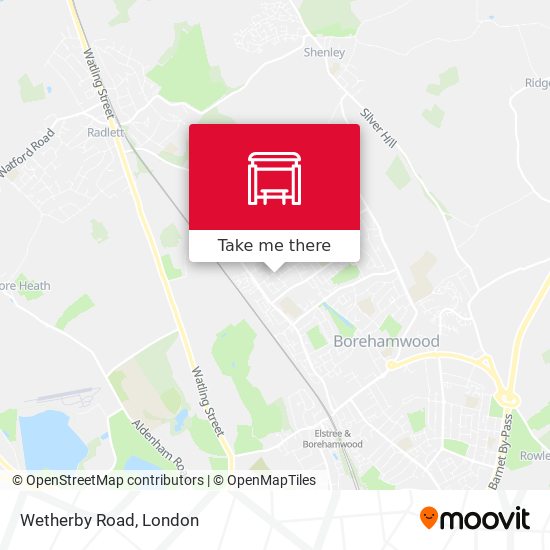 Wetherby Road map