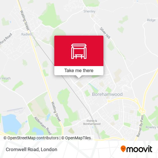 Cromwell Road map