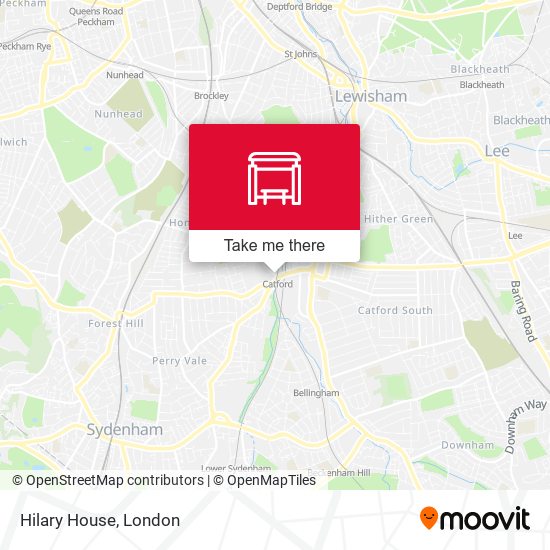 Hilary House map