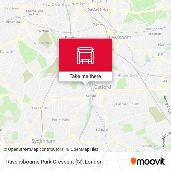 Ravensbourne Park Crescent (N) map
