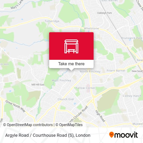Argyle Road / Courthouse Road (S) map