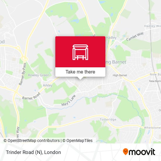 Trinder Road (N) map