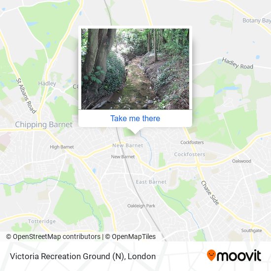 Victoria Recreation Ground (N) map