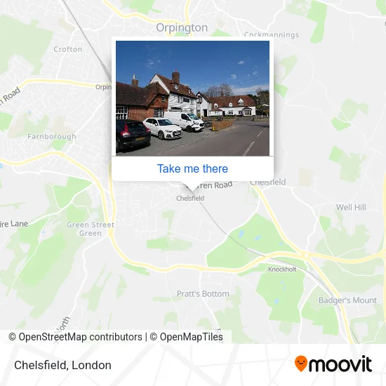 Chelsfield map