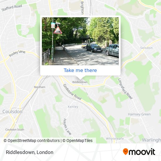 Riddlesdown map