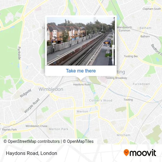 Haydons Road station - Routes, Schedules, and Fares
