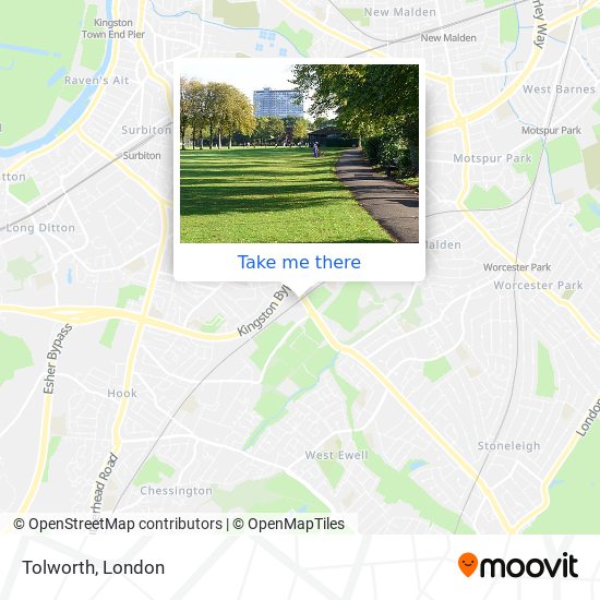 Tolworth map