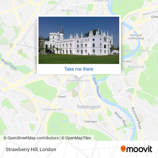 Strawberry Hill map