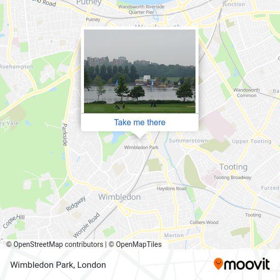 Wimbledon Park map