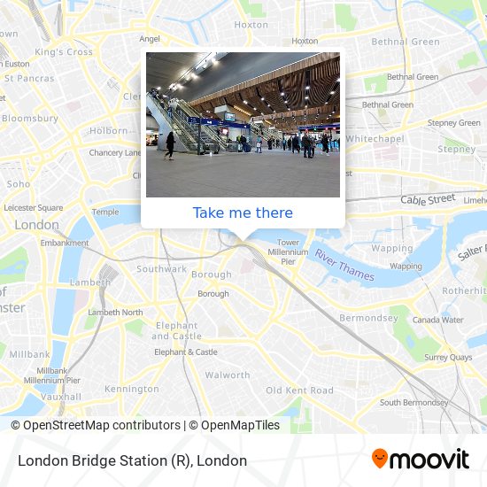 London Bridge Station (R) map