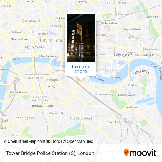 Tower Bridge Police Station map