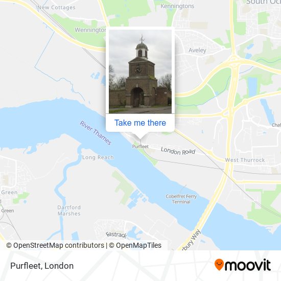 Purfleet map