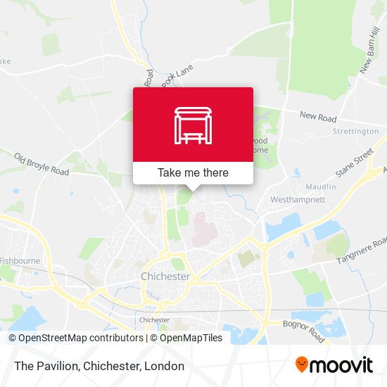 The Pavilion, Chichester map