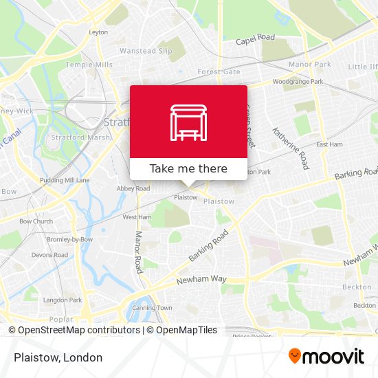 Plaistow map