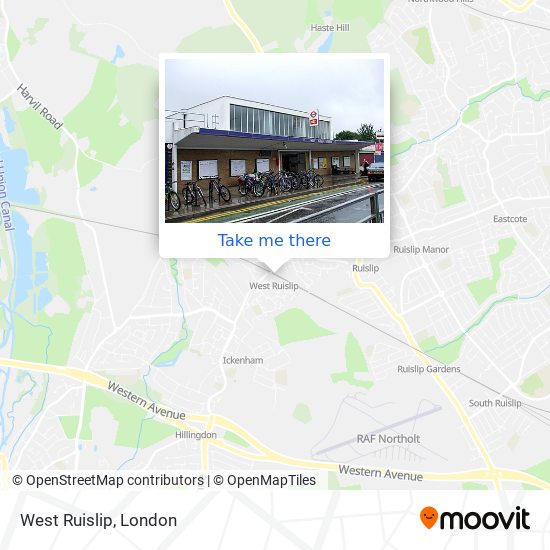 West Ruislip map