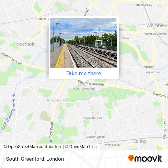 South Greenford map