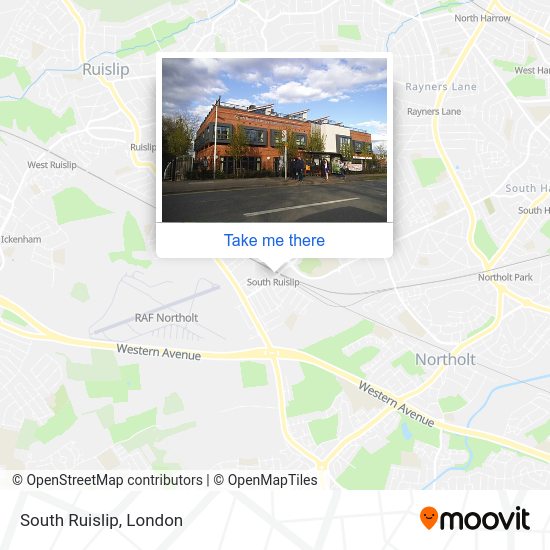 South Ruislip map