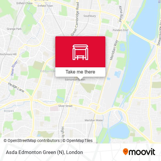Asda Edmonton Green (N) map