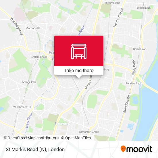 St Mark's Road (N) map