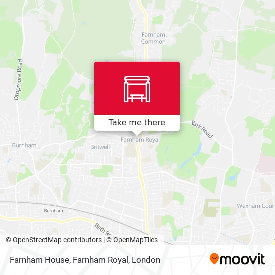 Farnham House, Farnham Royal map