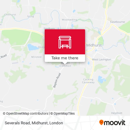 Severals Road, Midhurst map