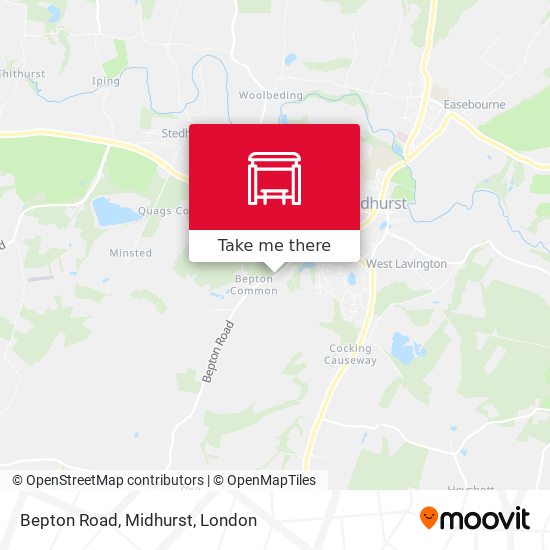 Bepton Road, Midhurst map