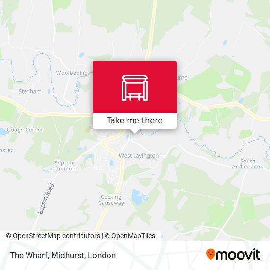The Wharf, Midhurst map