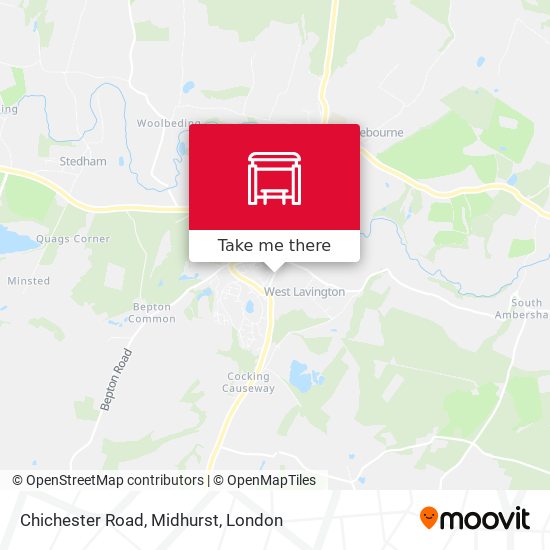 Chichester Road, Midhurst map