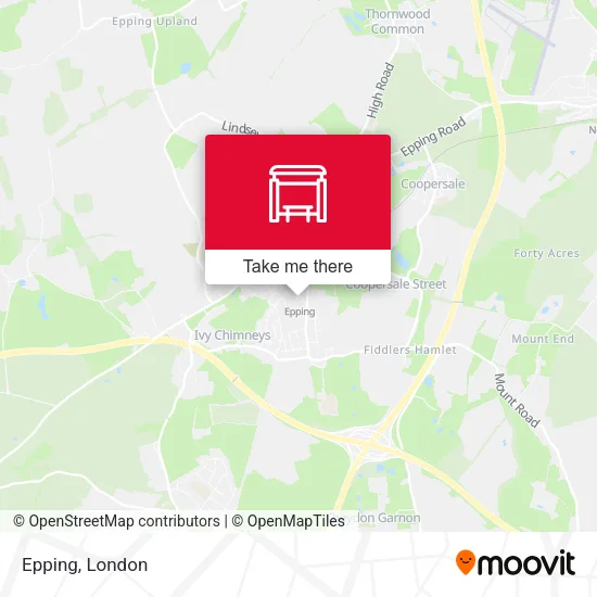 Epping map