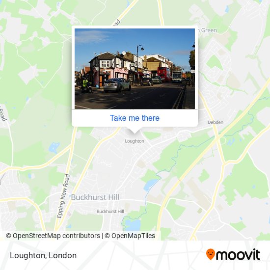 Loughton map