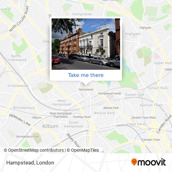 Hampstead map