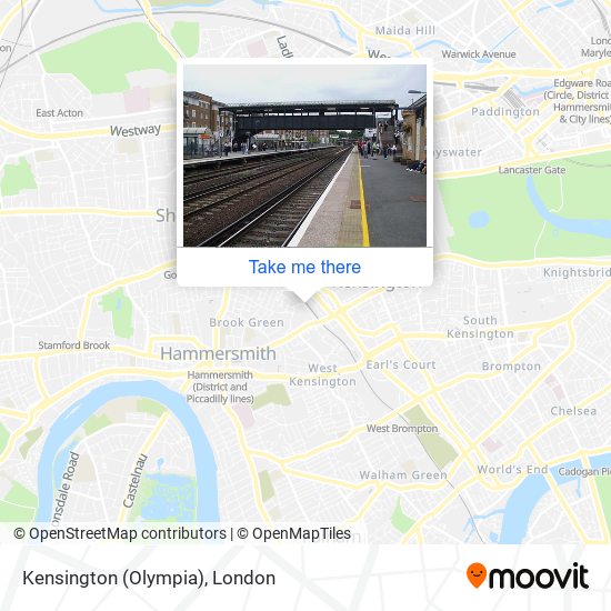 Kensington (Olympia) map