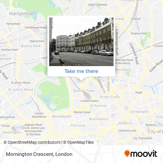 Mornington Crescent map