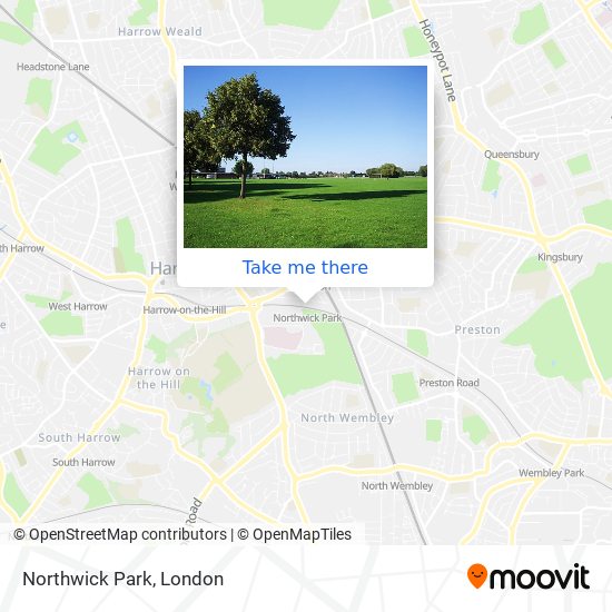 Northwick Park map