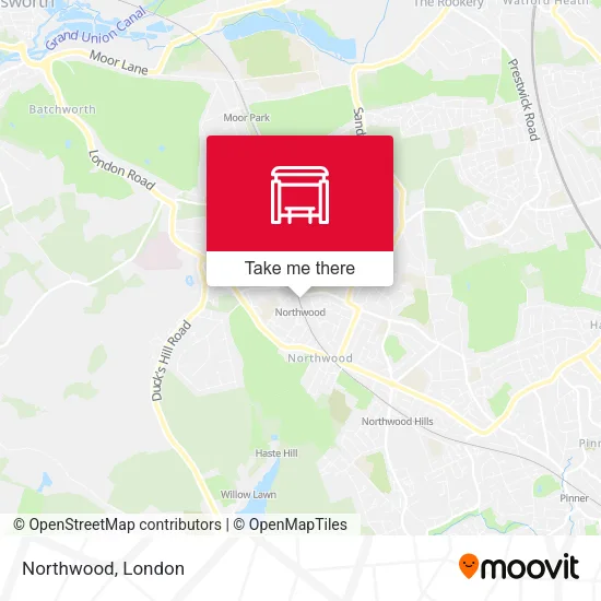 Northwood map