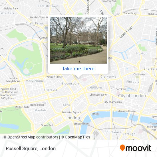 Russell Square map