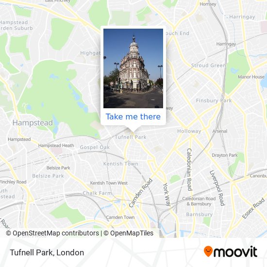 Tufnell Park map