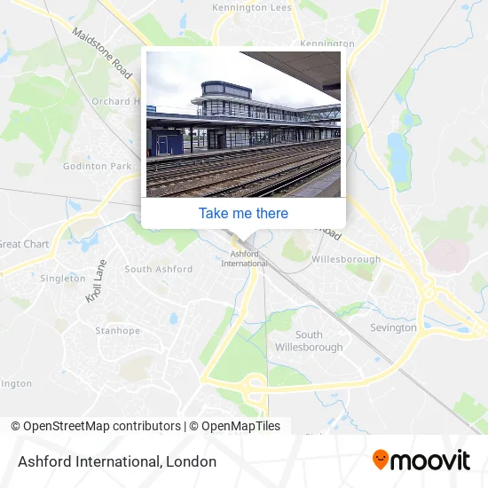 Ashford International map