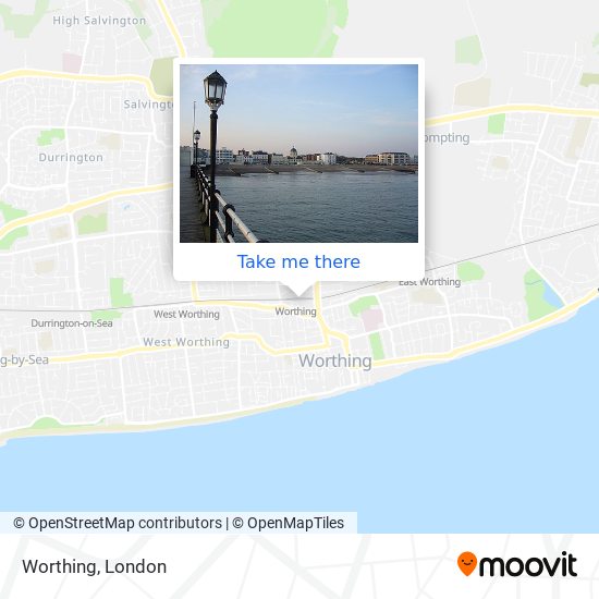 Worthing map