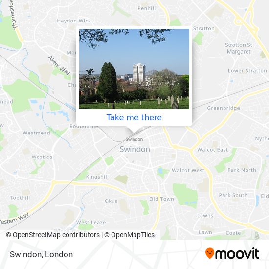 Swindon map