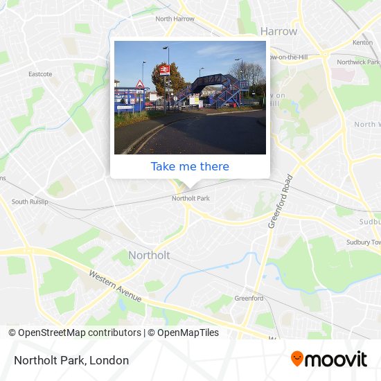 Northolt Park map
