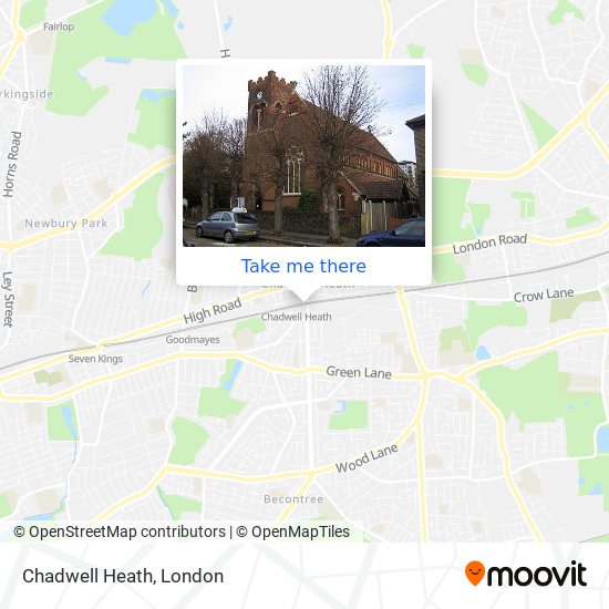 Chadwell Heath map