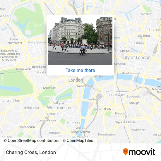 Charing Cross map